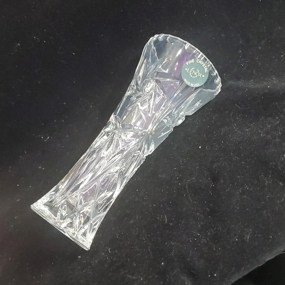 VTG Lenox Full-Lead Crystal Star Vase (Small, 6